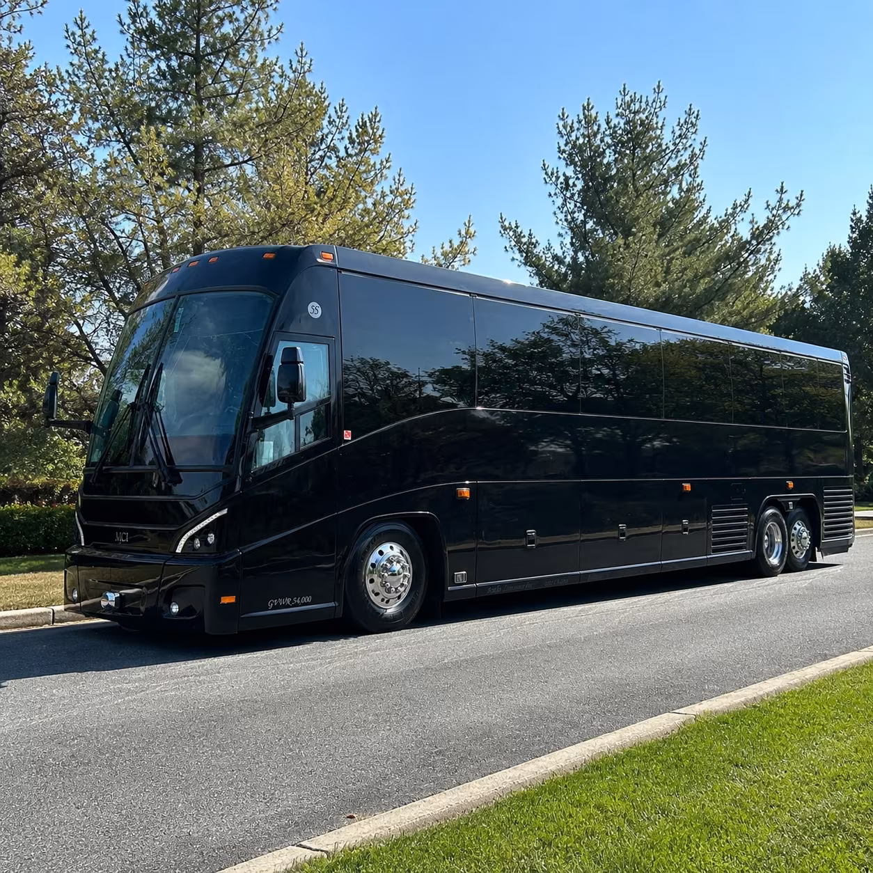 brandon charter bus rental exterior