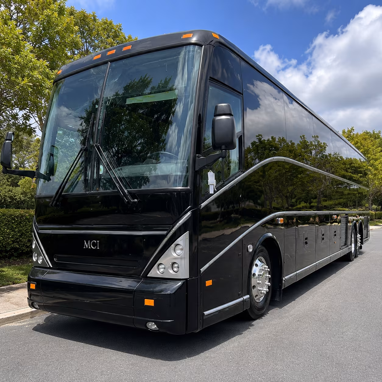 through a network of bus companies find the right bus for corporate events weddings and more